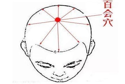 百会穴道位置图和作用